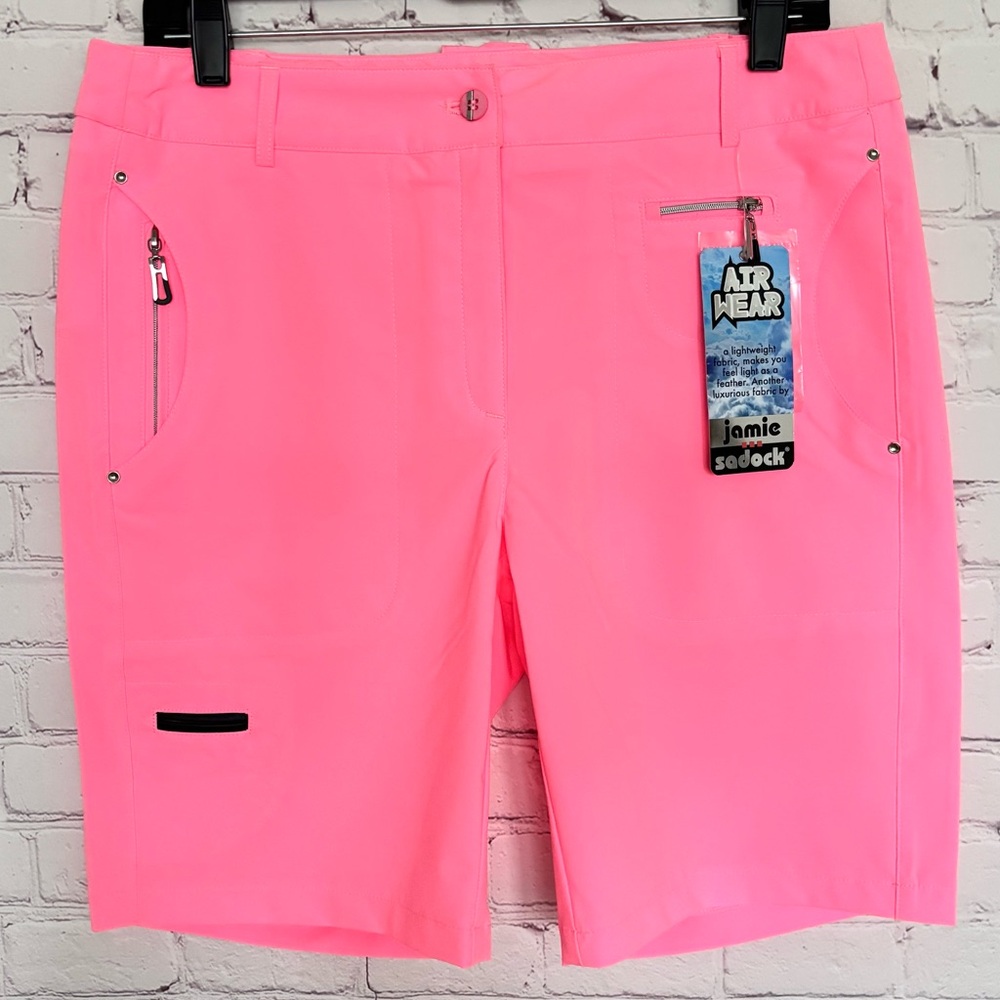 JAMIE SADOCK Pink Airwear 19" Golf Shorts--NWT--8 - Picture 9 of 16